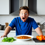 Home 15 류근지 유튜브 인기 콘텐츠 - **Prompt:** A comedic video sketch of someone hilariously struggling to cook an extravagant dish in ...